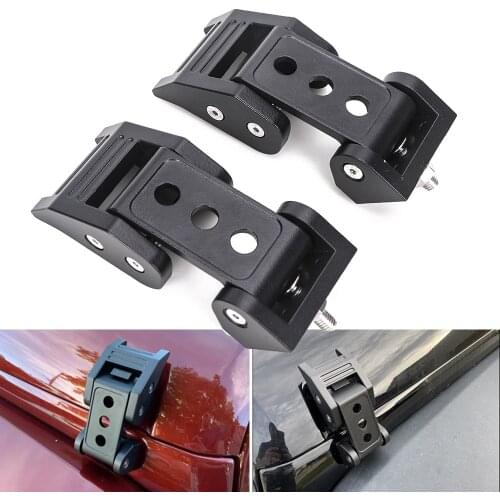 Black Engine Cover Lock For Jeep Wrangler JK JL 2007-2018 Car Lock Hood Latch Catch Cover for Jeep Wrangler Accessories