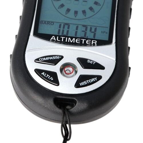 Digital 8 in 1 LCD Compass Barometer Altimeter Thermo Temperature Clock Calendar