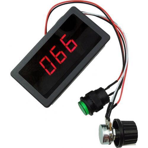 Digital Display Led 6V 12V 24V PWM DC Motor Controller Variable Speed Regulator Dropshipping