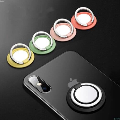 Finger Ring Holder Stand Grip 360 Rotating For Mobile Phone Car Magnetic Mount Phone Back Sticker Pad Unniversal Bracket