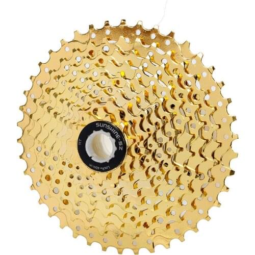 Mountain bike golden flywheel 10-speed 11-42T cassette 30-speed variable speed mtb bicycle Freewheel