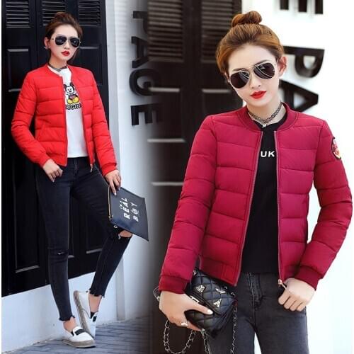 Short Female Jacket Autumn Winter Jacket Women Thick Parka Down Cotton Coat Jas Ladies Jackets Parkas Mujer 2020 KJ696