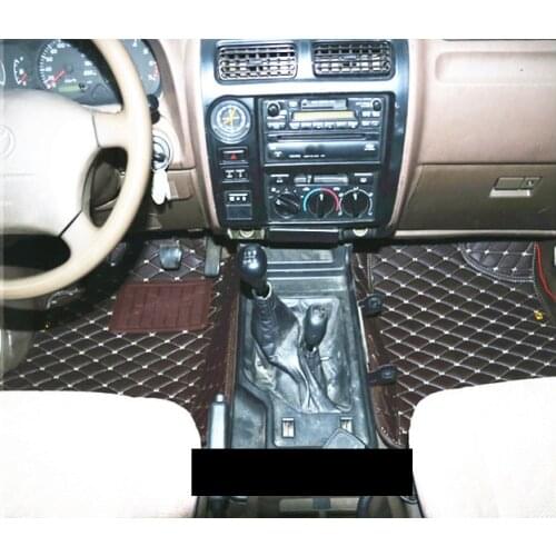 Leather car floor mats for toyota land cruiser prado J120 2002-2009 2008 Lexus GX 470 gx470 accessories carpet