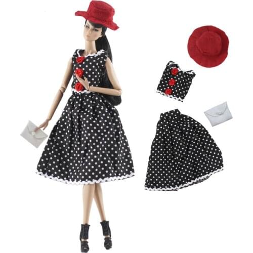 30cm for barbie Doll clothes Dress Fashion Casual doll suit for licca For Barbie Doll Accessories Baby Toys Best Girl' Gift