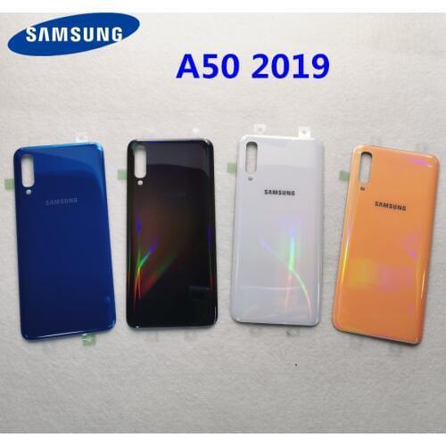 Original Housing Case For Samsung Galaxy A50 2019 A505 A505F A505FN/DS Battery Back Cover Door Rear Cover Repair Part Plastic