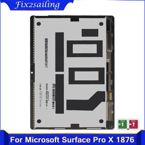 13" Original LCD Display For Microsoft Surface Pro X 1876 LCD Touch Screen Digitizer Assembly M1042400 For Surface Pro X LCD