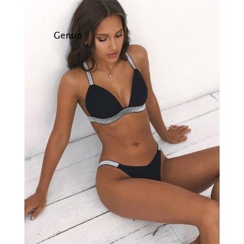 Sexy High Waist Bikini Swimwear Women Swimsuit Bikini Set Push Up Bathing Suit Female Summer Beachwear