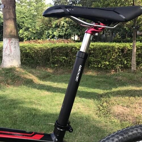 Bike Suspension Seatpost Frosted Bike Saddle Tube Shock Absorb Metal Saddle Post Aluminum Alloy Bicycle Replacement Parts