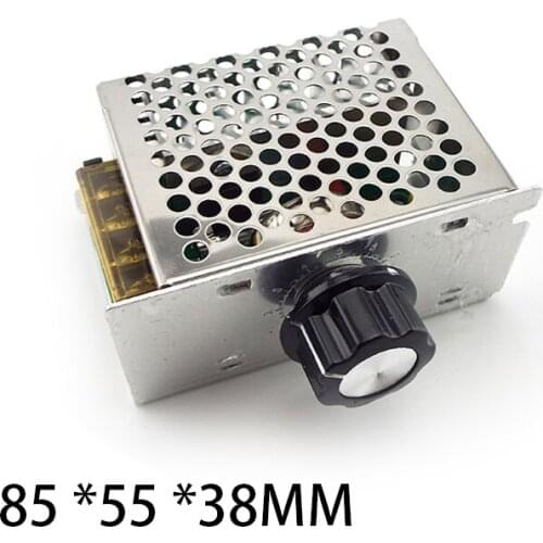 4000W 220V AC SCR Voltage Regulator Dimmer Electric Motor Speed Controller Electronic Volt Thermostat Regulator
