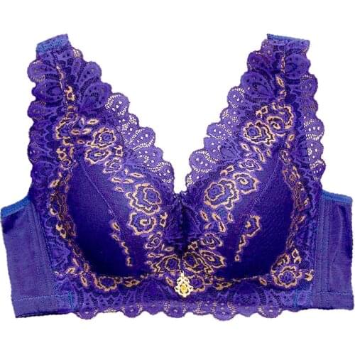 Luxurious Princess Lace Bras Women Comfortable Wireless Bra Lady Bralette Camis Style Brassiere Female Underwere A B C Cup