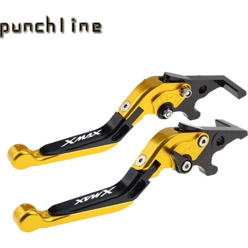 Fit For YAMAHA XMAX 250 XMAX 300 XMAX 400 XMAX300 2018-2020 Clutch Levers Folding Extendable Brake Levers