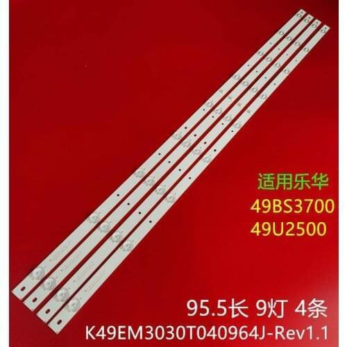 LED Backlight strip 9 leds For 49"TV C32F3303B 49U2500 49BS3700 K49EM3030T040964J 12-K49EM-4X9-956X18 J49U916 PLDED4897A