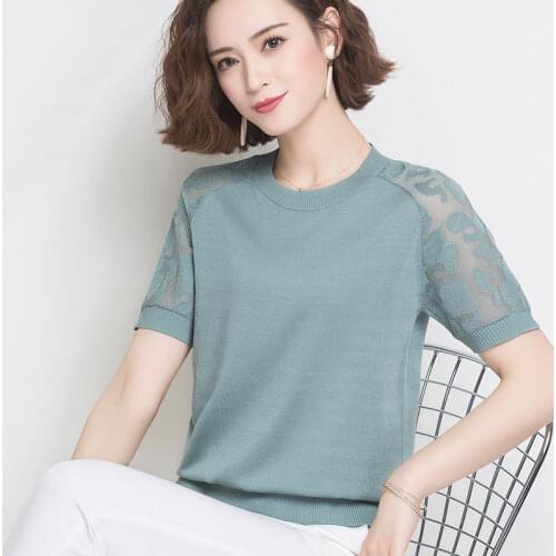 Casual thin big Summer o-neck oversize Sweater Pullover Women warm Oversized female loose cashmere Basic kint Sweaters pull