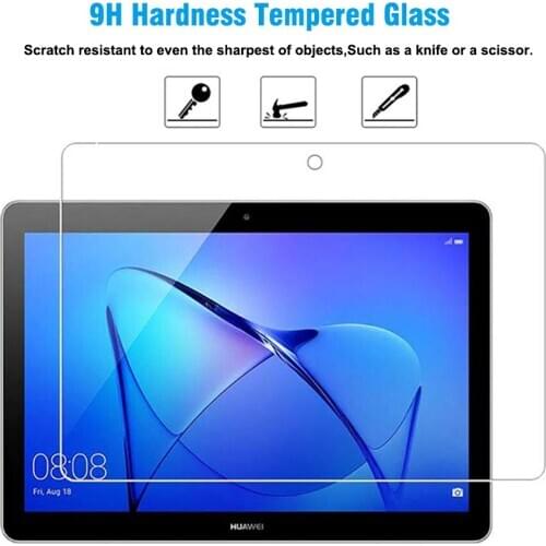 Tempered Glass Film for Huawei MediaPad T3 10 9.6 Inch Tablet HD Anti-fingerprint Waterproof Protective Film