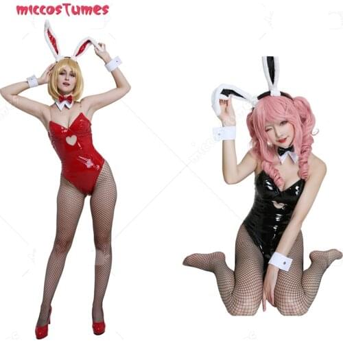 Women Japanese Anime Cute One Piece Bunny Girl Costume Full set
