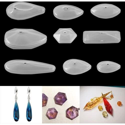 1pcs UV Resin Necklace Pendant Epoxy Resin Silicon Mold Casting For DIY Jewelry Finding Making Tools Supplies Accessories