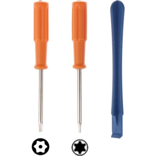 3pcs/set Opening Disassemble Repair Parts Tools Kit T8 T6 Screwdriver With Screws For XBOX ONE Gamepad Controller