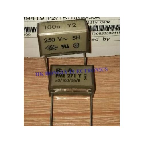5PCS PME271Y PME271 PME 271 Y 100n Y2 0.1UF 104 250VAC 300VAC P=22.5mm P=25.4mm Film Capacitor