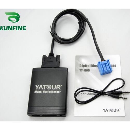 Car Digital Music Changer Adapter USB SD Aux MP3 Interface Car Stereo Radio For Honda2.3 Bluetooth Phone Mould&Controller Option