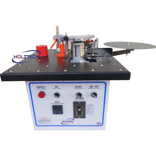 Woodworking PVC Edge Bander Double Sided Gluing Adjustable Speed Control Ball Table