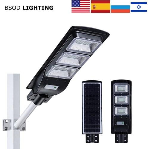 Solar Street Lights Outdoor Waterproof IP65 Light for Garden Road Solar Powered Lantern Wall Lamp 20W 40W 60W High Brightness