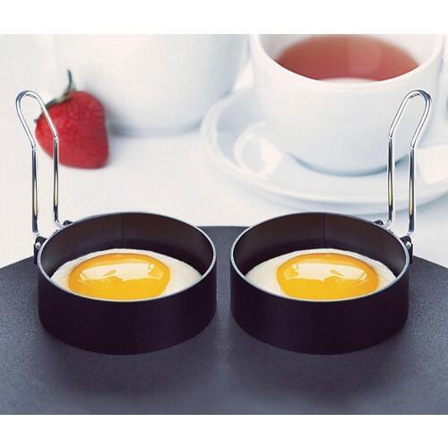 Egg Form Egg Ring Pancake Maker Stainless Mold For Fried Eggs Nonstick Stainless Steel Fried Eggs Molds Kitchen Tools Accessory