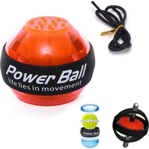 Gyroscope Powerball LED Gyro Power Wrist Ball Arm Muscle Workout Force Strength Energy Trainer Home Gym Sports Fitness Equipment