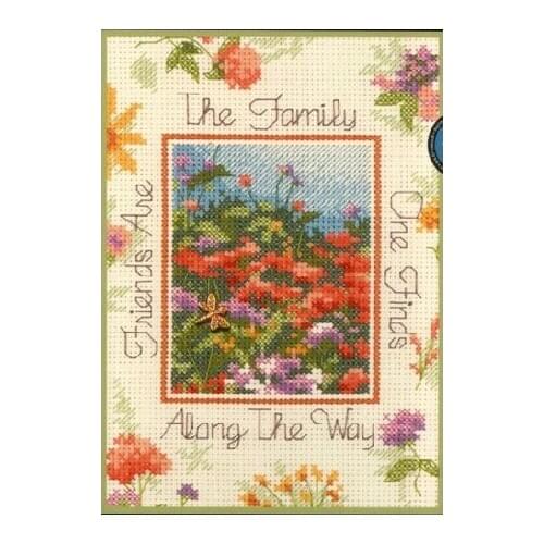 COTTON Top Quality Hot Selling Lovely Counted Cross Stitch Kit The Family Along The Way DIM 6895