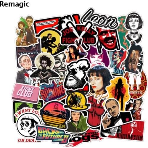 50pcs Classic Movie characters kids Sticker pack fans anime vintage paster cosplay scrapbooking diy sticker phone laptop pasters