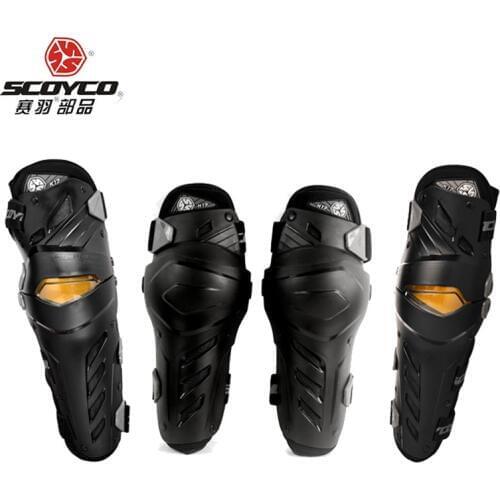 SCOYCO Motorcycle Kneecape kneepad elbow guard locomotive Anti-fall riding protector equipment knee elbow of PC CE certification