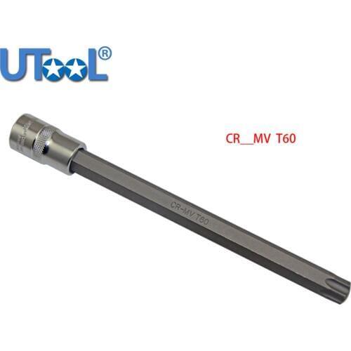 New T60 Socket 1/2" Drive Torx Star Bit Extra Long 200mm Engine Head Bolt Socket For BMW (Tamper Proof)