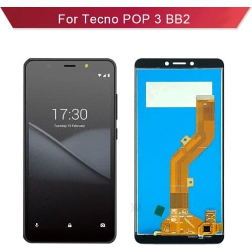 Wholesale Full LCD for Tecno Pop 3 Display With Touch Screen Digitizer Assembly BB2 LCD Screen Replacement Phone Repair Parts