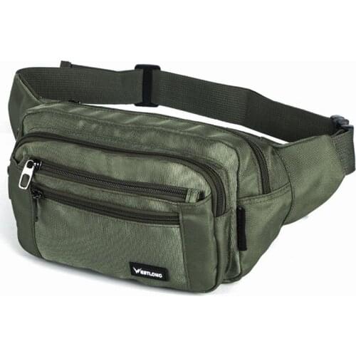 Men Women Waist Pack Bag Fanny Pack Hip Bum Bag Adjustable Strap Outdoors Workout Traveling Casual Running Hiking Cycling Unisex