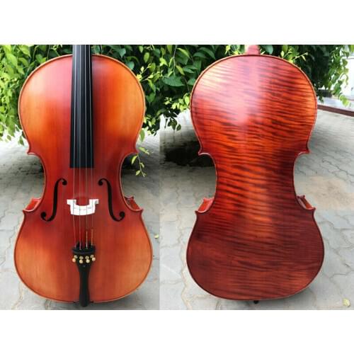 The MOST MATURE,1pc Stradivari cello!Orchestra level.WIDE DEEP TONE