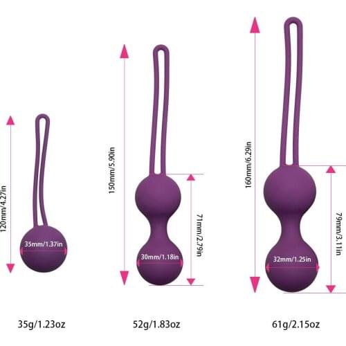 Sex Toys for Woman Shrinking Ball Hardcover Silicone Vaginal Dumbbell Female Masturbation Smart Ball
