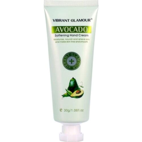 VIBRANT GLAMOUR Avocado Softening Hand Cream Moisturizing Plants Essence Hand Mask Nourishing Anti Chapping Oil Control HandCare