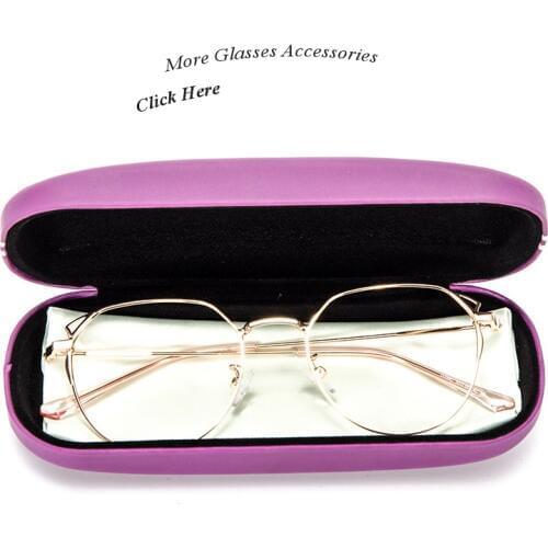 Brand Logo Buckled Hard Leather Sun Glasses Case