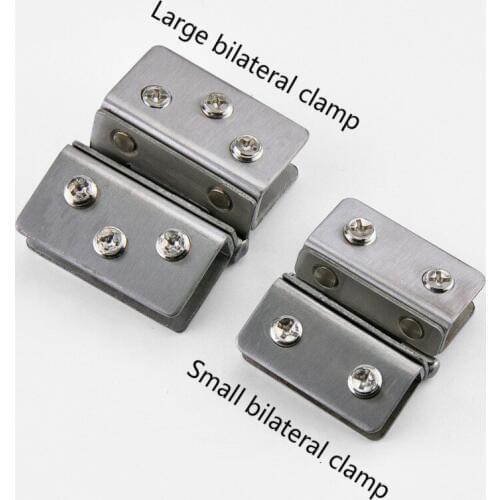 1 Pcs Wine Cabinet Free Opening Furniture Hardware Hinge Stainless Steel Glass Door Accessories Hinge Chain Glass Door Hinge