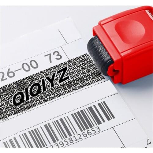 1PCS Stamp Seal Roller Theft Protection Code Guard Your ID Confidentiality Package Private Information Confidential Seal