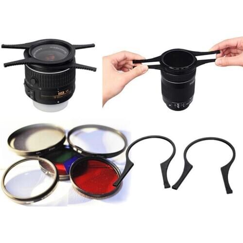 2pcs Lens Filter Wrench Spanner Pliers 49mm 52mm 55mm 58mm Removal Tools