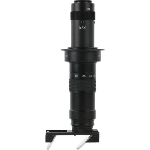 2D 3D Freely Switch Stereo 180X C mount Zoom Lens Electron Microscope Lens For HDMI VGA USB Industrial Video Microscope Camera