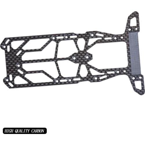 Self Made Tamiya Mini 4WD RC Car Spare Parts Full Carbon Fiber Chassis Leading Head Pteris Tail Front Rear Plate For S2