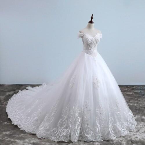 Beauty-Emily Wedding Dresses With A Train
