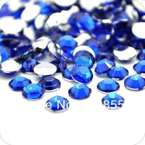 Free Shipping Pick Size Deep Blue Color Resin Flatback ,Nail Art ,DIY Wedding Decoration