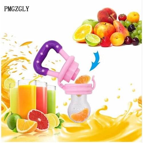 Kids Pacifier Feeder For Fruits Food Nibbler Feeder Baby Feeding Pacifier Silicone Baby Pacifier Infant Nipple Soother Toddler