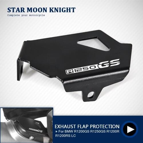 For BMW R1200GS R1250GS R 1200 1250 GS R1200R R1200RS LC Adv Adventure Motorcycle Exhaust Flap Protection Cover Protector Guard