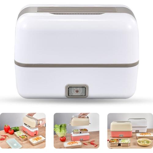 Electric Lunch Box With Heating Portable Food Warmer Heated Lunchbox for School Refined Simple Sealed Fresh Food EU/UK/US Plus