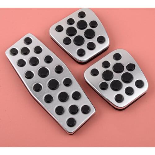 1 Set Car Accelerator Brake Clutch Pedal Pad Fit For Opel Vauxhall Insignia 2011 2012 2013 2014 2015