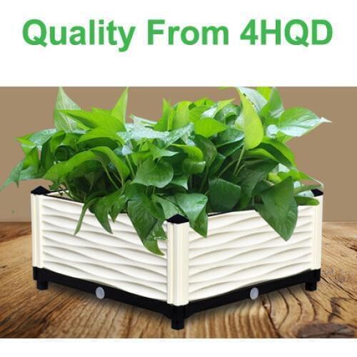 Planting box balcony vegetable pot extra large plastic flowerpot planting trough planter roof vegetable planting equipment