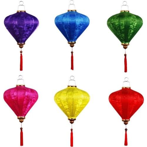 New Years Lantern Decoration Retro Chinese Lantern Balcony Vietnam Diamond Lantern Decoration Outdoor Waterproof Lantern